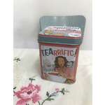 Tea Tin - Hinged Lid - Vintage Design - TeaRiffic
