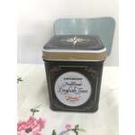 Small Tea Storage Tin - English - Hinged Lid