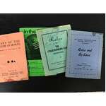 VINTAGE 1960's Lawn Bowls Rules, Laws & By-Laws Books x 4