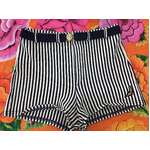 VINTAGE 60's Jantzen Australia Ladies Striped Swim Shorts w Belt | Size 34