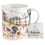 On The Farm Collection - Chicken - Bone China Mug