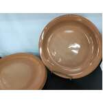 Bristile Wembley Orange RAN Dinner Plates x 4 