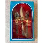 VINTAGE Wiltshire Junior Cutlery Set - Boxed 3 Piece Victorianna