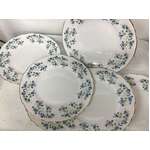 VINTAGE Queen Anne Sonata Plates - Lot of 6 - 21 cm Diameter - Bone China