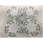 VINTAGE Queen Anne Sonata Side Plates - Lot of 4 - 16 cm Diameter - Bone China