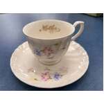 VINTAGE Mother Teacup & Saucer - Japan Fine Bone China