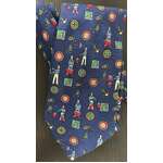 Retro Nautical Neck Tie - Aigner - Silk Italy