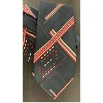 VINTAGE Vogue Australia Neck Tie - Wash 'n' Wear - Red & Navy