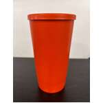 VINTAGE Tupperware Lidded Tumbler - Orange - 873-43