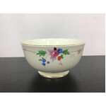 VINTAGE 1930's Plant Tuscan China Floral Sugar Bowl - Open