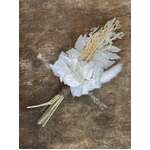 Dried Flower Posy - White - Handmade