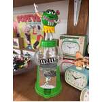 M&M's Dispenser - 2013 Green Beach Hula Girl Gum Ball