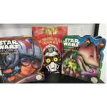 Vintage 1999 Star Wars Episode 1 Colouring & Pop-out Books - Anakin Jar Jar Droids