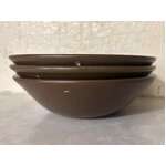 RETRO Johnson of Australia Brown Cereal  Bowls x 3