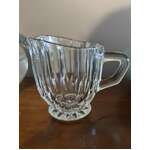 VINTAGE Glass Creamer Jug - Ribbed