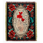 Orchid Flash Blanket - Tattoo Art Tapestry - Gold St Press