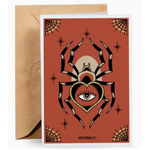 Redback Tattoo - Blank Greeting Card - Gold St. Press