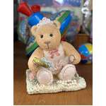 RETRO FIGI Snuggle Buddies Figurine - Bobbi Bear - "So Pretty In Pink" - 1996