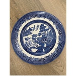 Churchill Blue Willow Plate - 24 cm