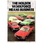 Holden Workforce -  Retro Tin Sign - 20 x 30 cm Portrait