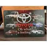 Toyota What a Feeling -  Retro Tin Sign - 20 x 30 cm Landscape