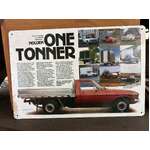 Holden One-Tonner -  Retro Tin Sign - 20 x 30 cm Landscape