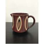 RETRO Brown Ceramic Creamer Jug - Made in Japan 