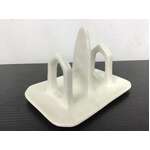 White Ceramic Toast Rack - Made in England 