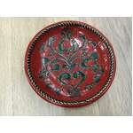 VINTAGE Gmundner Austria Wall Plate - 3065 - Red - 20 cm Diameter