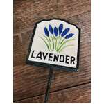Lavender Herb Garden Sign on Spike | Cast Iron | Vintage Style Plant Marker