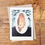 Boobook Owl Greeting Card | Bridget Farmer | Blank Inside