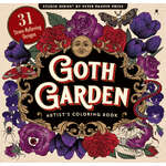 Goth Garden Artists Colouring Book | 31 Designs | Peter Pauper Press