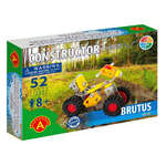 Constructor Brutus Quad Motorbike | Build It Yourself STEM Toy | 52 Piece Metal