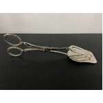 VINTAGE Silver Plate Scissor Tong Servers | Etched Design 