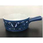 MCM Blue Stoneware Ramekin | Made in Japan 