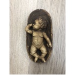 Pat Elvins Indigenous Baby In Coolamon Pottery Figurine - Australian