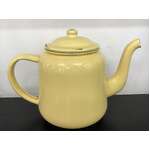 VINTAGE Enamel Teapot | Cream Coloured | 2 L
