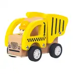 ToysLink Wooden Pull Back Dump Truck | Zooming Action | 13 cm