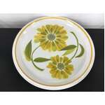 RETRO Mikasa Light n Lively Fresh As Spring Yellow Floral D5353 Plate 