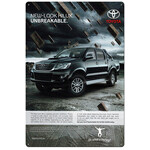 New-Look Toyota Hilux - Unbreakable - Retro Tin Sign 20 x 30 cm