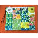 Anna Chandler Velvet Clutch Bag | 70s Green 