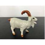 White Goat Ornament - Ceramic - 6 cm Tall 