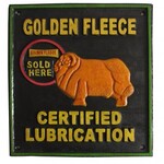 Golden Fleece Cast Iron Sign - Lubrication