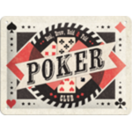 Poker Retro - Small Tin Sign - Nostalgic Art