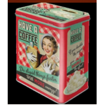Coffee Storage Tin - Drink More Coffee - 3L - Nostalgic Art