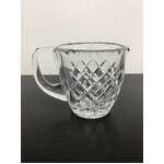 VINTAGE Crystal Creamer Jug | Diamond Cut
