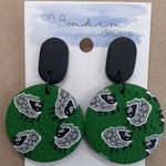 Polymer Earrings - Dangle - Sheep Round & Oblong