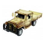 Toyota Land Cruiser Ute Ornament Model - Tin - 29 x 13 x 12 cm