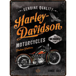 Harley Davidson Timeless Tradition - Large Tin Sign - Nostalgic Art