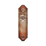 Wall Thermometer - Harley Davidson - Born To Ride Ride To Live - Metal